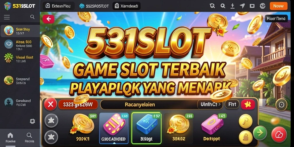 Tampilan gameplay 531SLOT yang mendebarkan dan penuh warna.