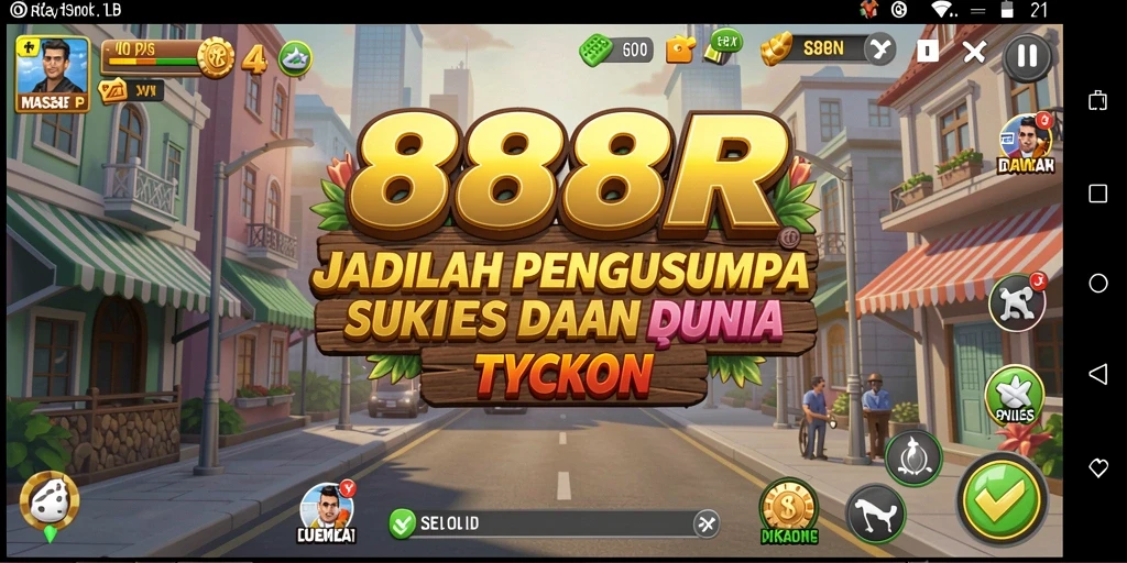 Tampilan gameplay Tycoon yang menakjubkan di 888R.