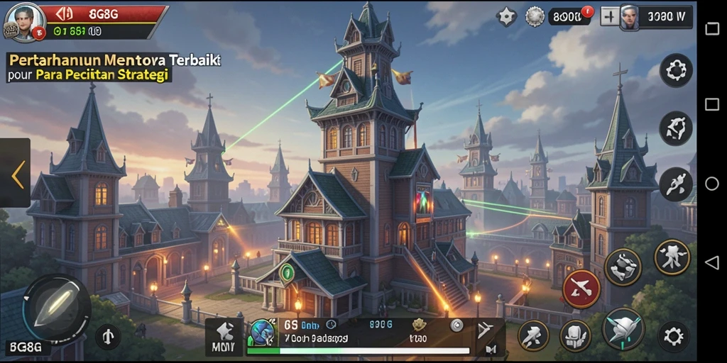 Gameplay seru dalam 8G8G dengan strategi Tower Defense.