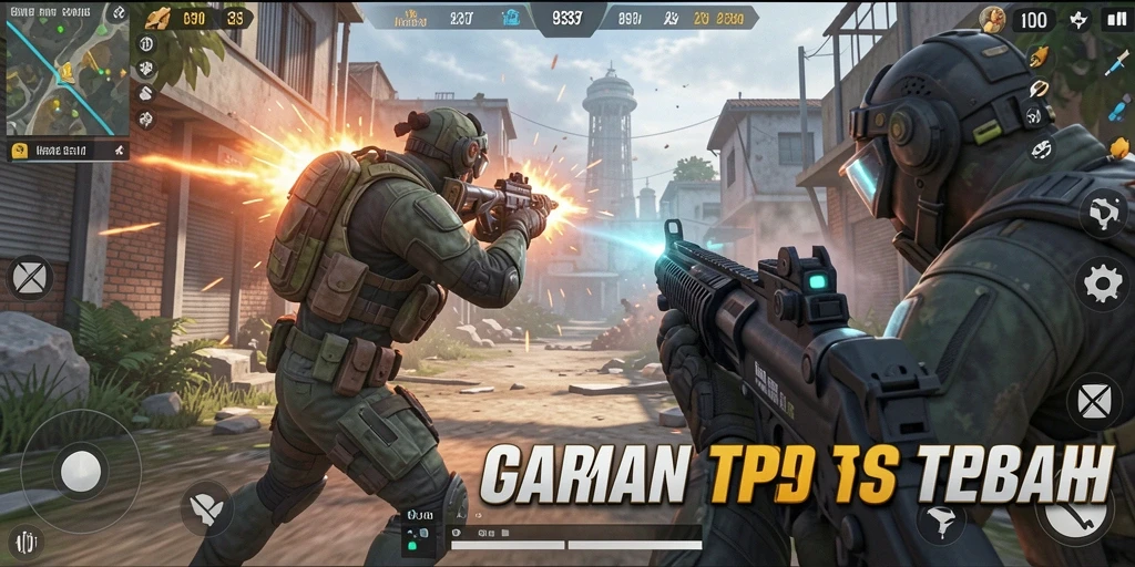 Tampilan menegangkan dari game TPS 93337 dengan aksi seru.