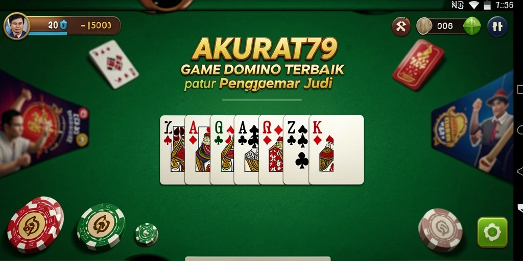 Screenshot menampilkan gameplay seru dalam permainan Domino.