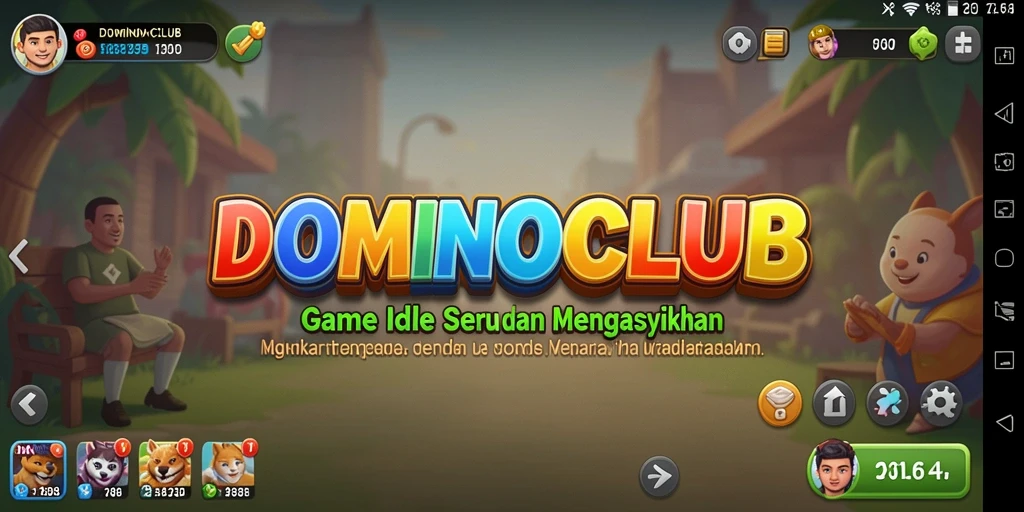 Gameplay seru DOMINOCLUB yang membuat ketagihan.