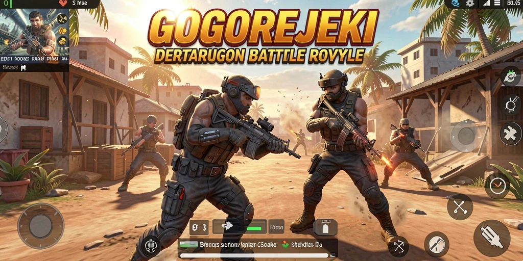 Tampilan gameplay GOGOREJEKI yang seru dan mendebarkan.