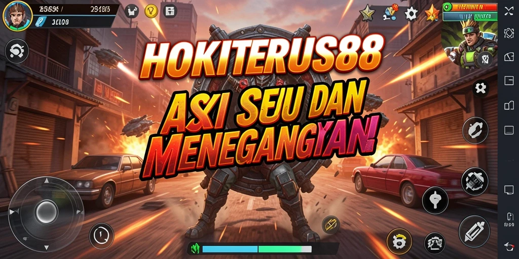 Tampilan gameplay seru dalam HOKITERUS88 dengan aksi menegangkan.