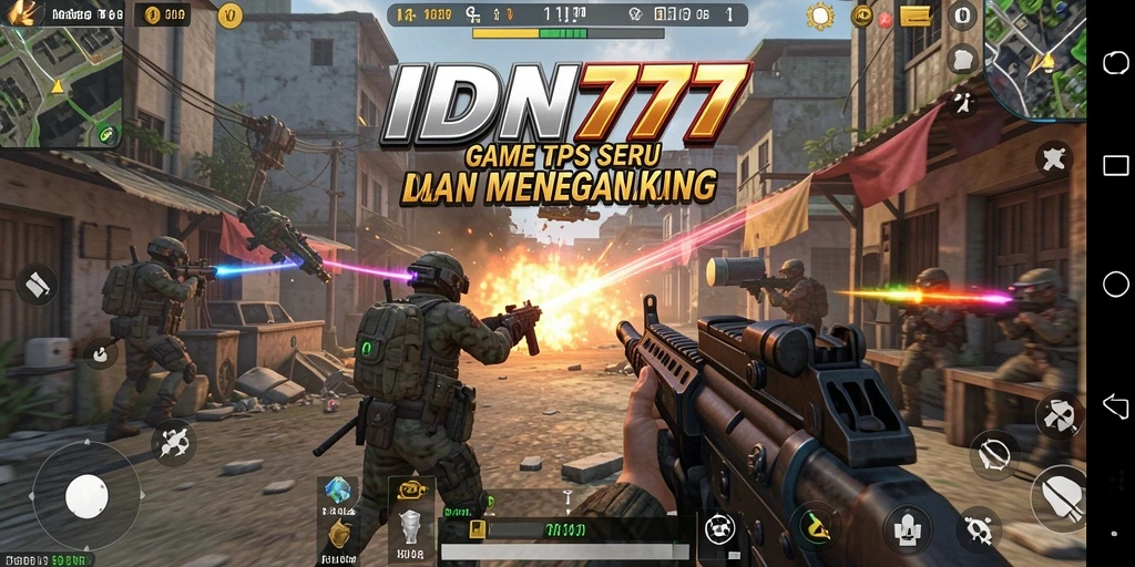 Tampilan gameplay seru dalam IDN777 dengan aksi menegangkan.
