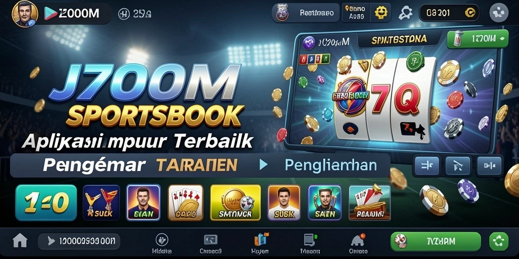 Tampilan menarik dari gameplay taruhan olahraga di J200M.