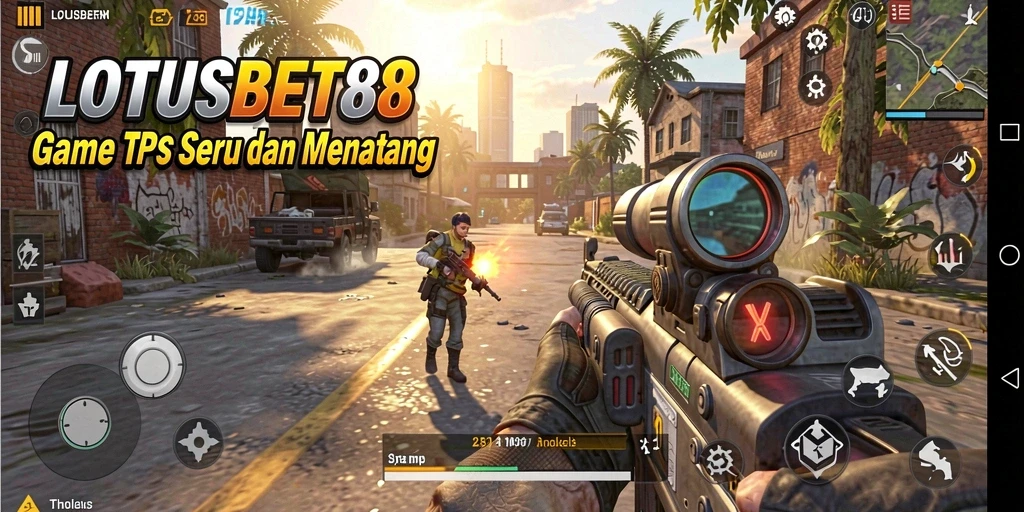 Tampilan gameplay LOTUSBET88 yang menegangkan dan seru.