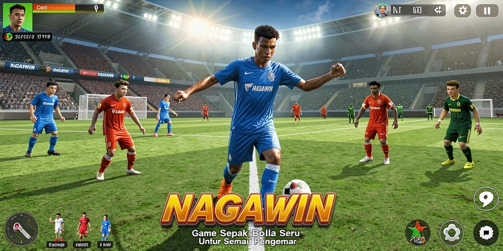 Gameplay seru NAGAWIN yang memukau dalam sebuah cuplikan.