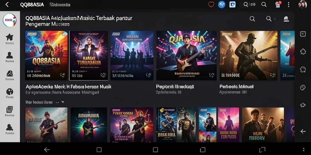 Tampilan menarik dari gameplay musik di QQ88ASIA.
