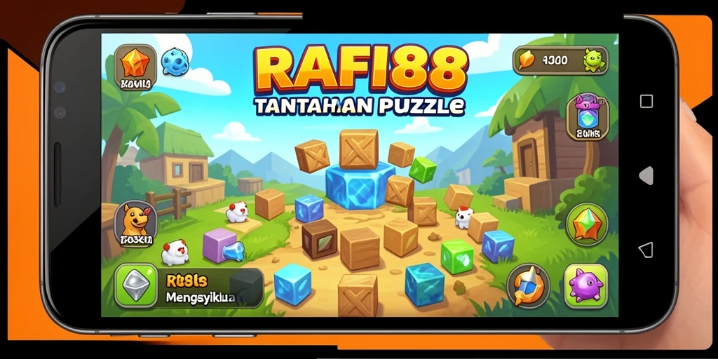 Screenshot permainan RAFI88 menampilkan gameplay Puzzle yang seru dan menantang.