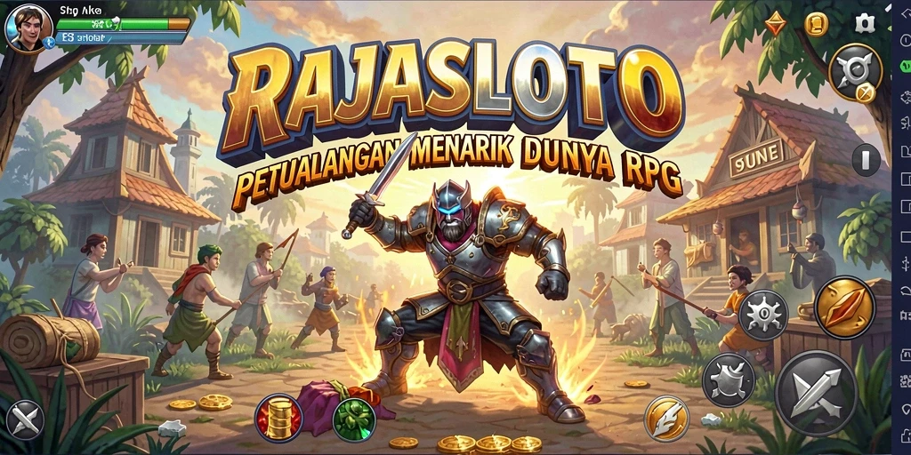 Tampilan gameplay seru dan interaktif di RAJASLOTO.