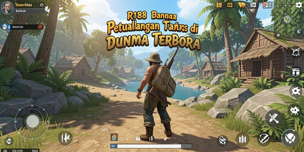 Tangkapan layar gameplay seru RI188 di dunia terbuka.