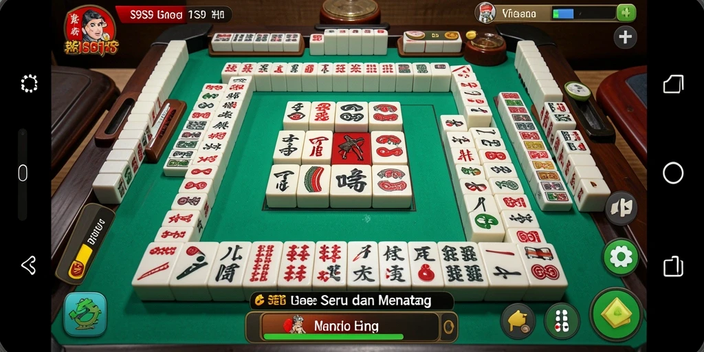 Tampilan gameplay S9S9 dengan ubin Mahjong yang menarik dan menantang.