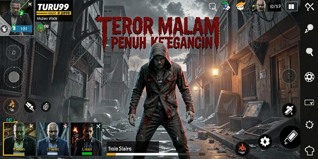 Gameplay menegangkan TURU99 dengan atmosfer horor yang mencekam.