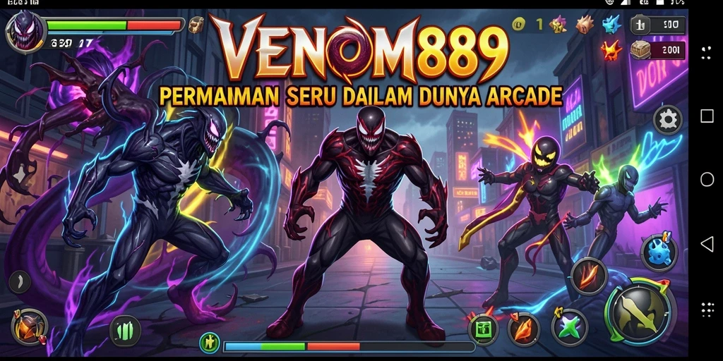 Tangkapan layar dari gameplay <strong>VENOM889</strong> yang mendebarkan dan penuh aksi.
