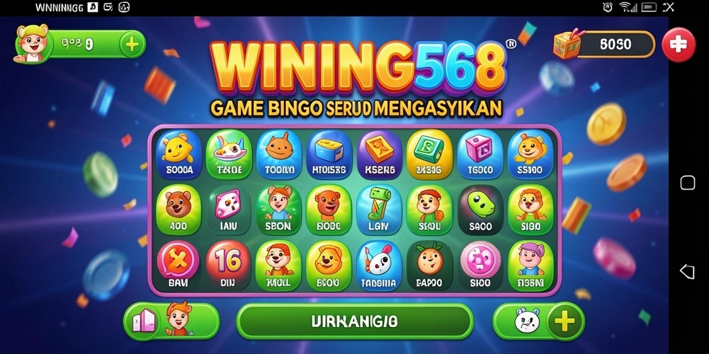 Screenshot gameplay Bingo yang memukau dari WINNING568.