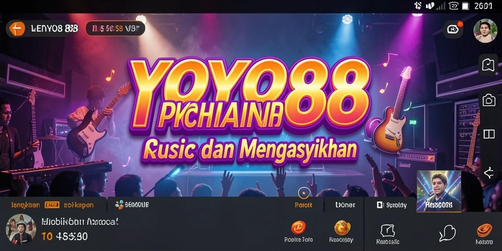 Tampilan screenshot <strong>YOYO88</strong> saat gameplay musik yang seru.