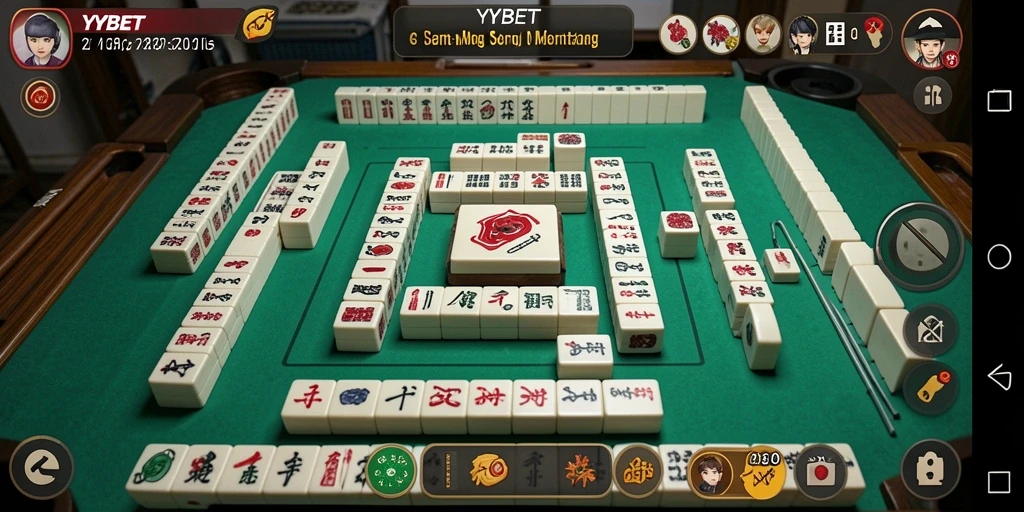 Gameplay menarik dalam permainan Mahjong YYBET.
